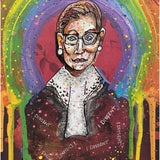 I Dissent - RBG Rainbow - Heather Freitas - fine art home deccor