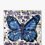 I Hope You Think Of Me And It Fucks You Up ( Original Painting ) - Heather Freitas - fine art home deccor