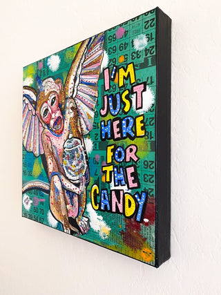 I’m Just Here For The Candy - Flying Monkeys - Heather Freitas - fine art home deccor