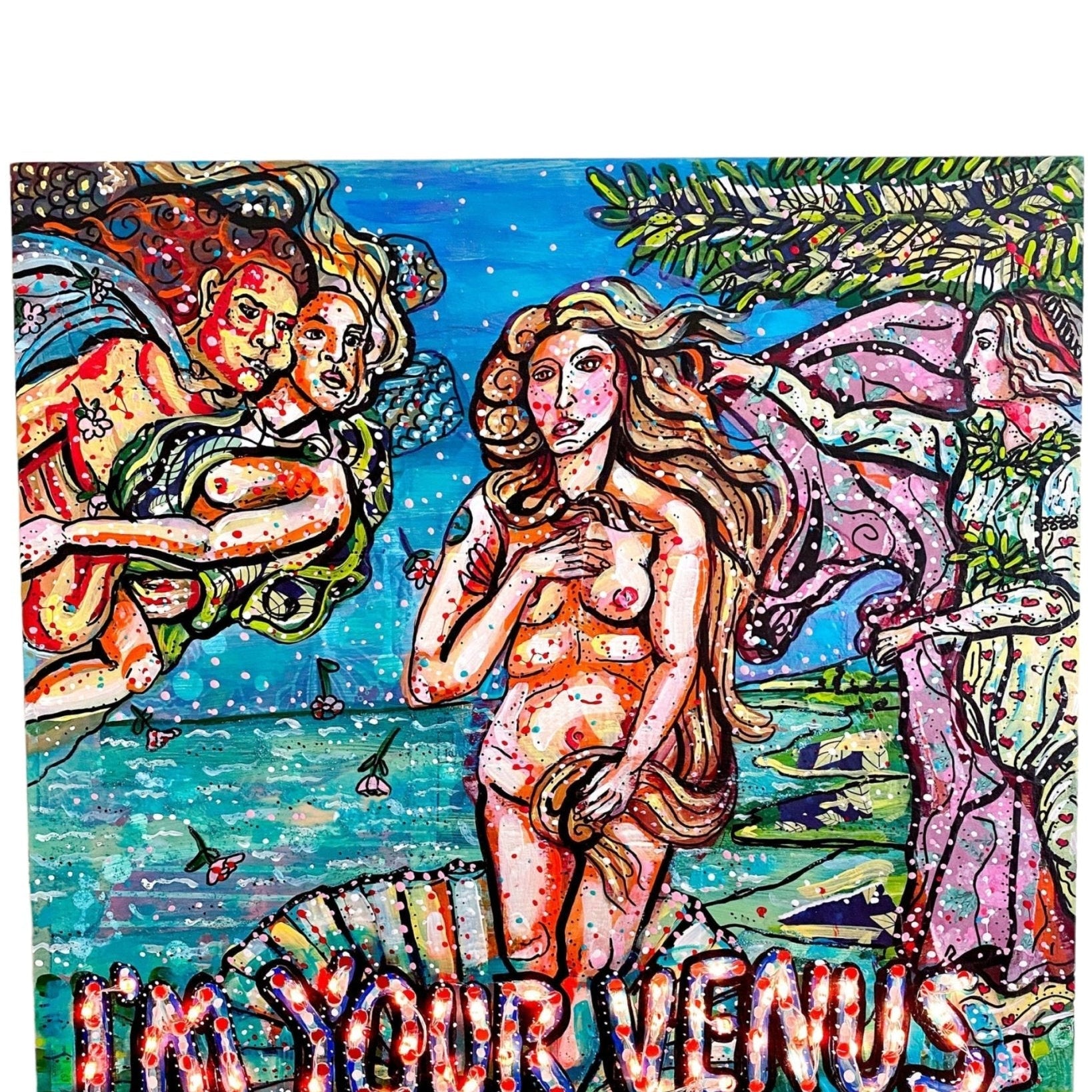 I’m Your Venus Fair Edition - ( I Light Up ) - Heather Freitas - fine art home deccor