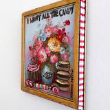 I Want All The Candy - Heather Freitas - fine art home deccor