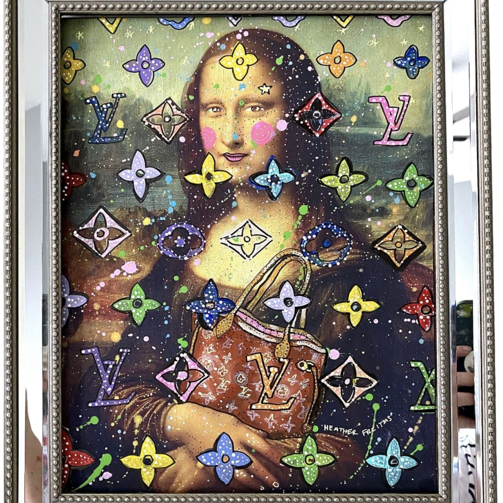 Icons - Mona Lisa Remastered - Heather Freitas - fine art home deccor