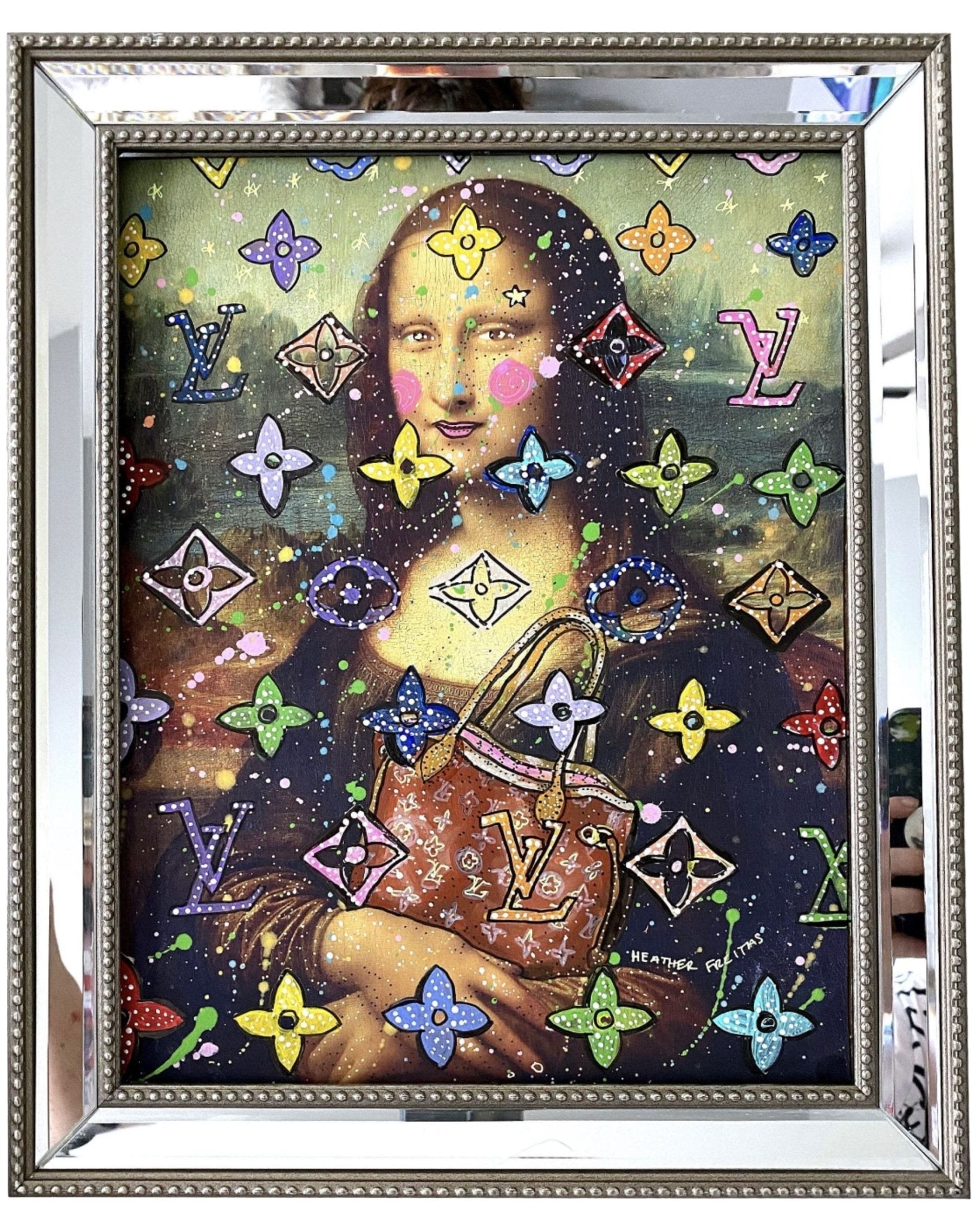 Icons - Mona Lisa Remastered - Heather Freitas - fine art home deccor