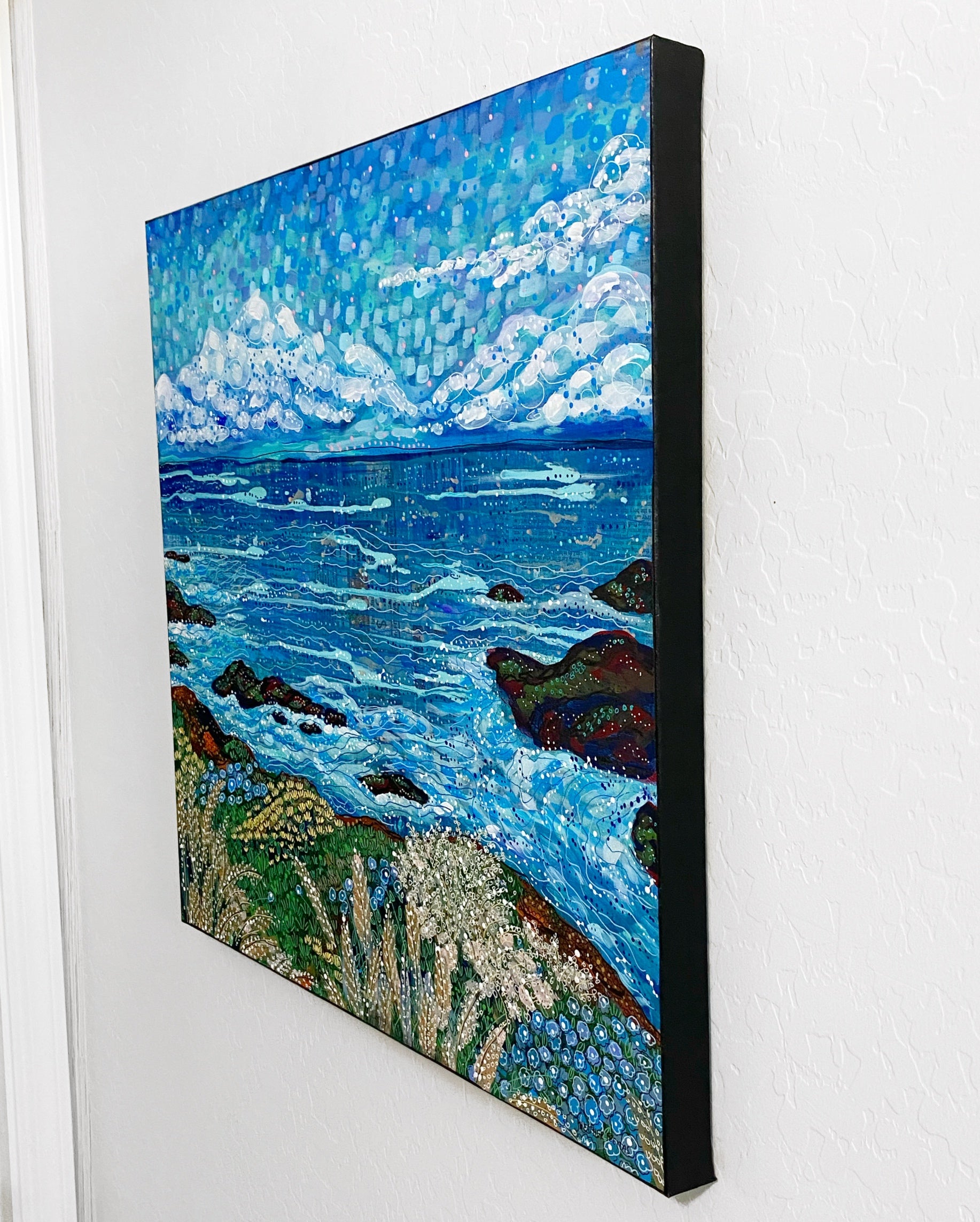 California Currents ( Original Painting ) - Heather Freitas - fine art home deccor