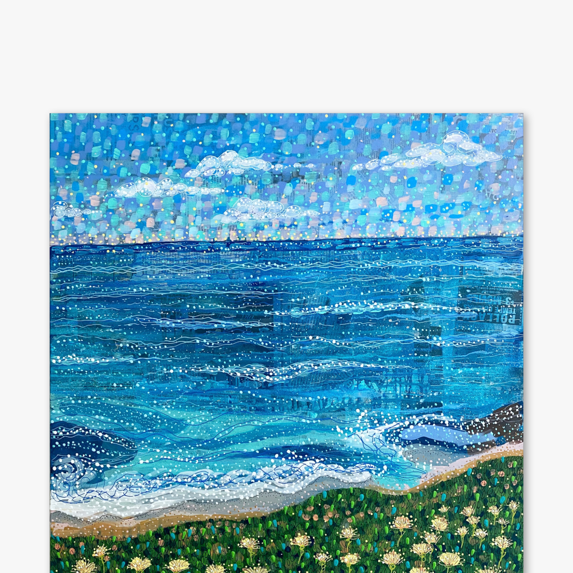 Coastal Breeze ( Original Painting ) - Heather Freitas - fine art home deccor