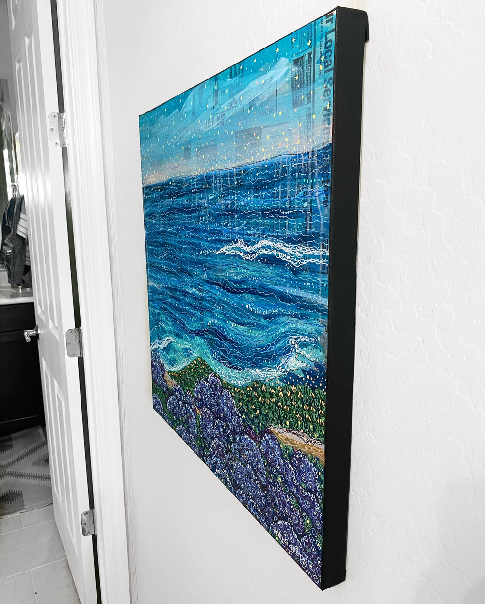 California Tides ( Original Painting ) - Heather Freitas - fine art home deccor