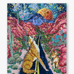 Desert Moon ( Original Painting ) - Heather Freitas - fine art home deccor