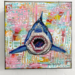 Great White ( Original Painting ) - Heather Freitas - fine art home deccor