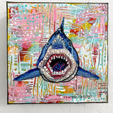 Great White ( Original Painting ) - Heather Freitas - fine art home deccor