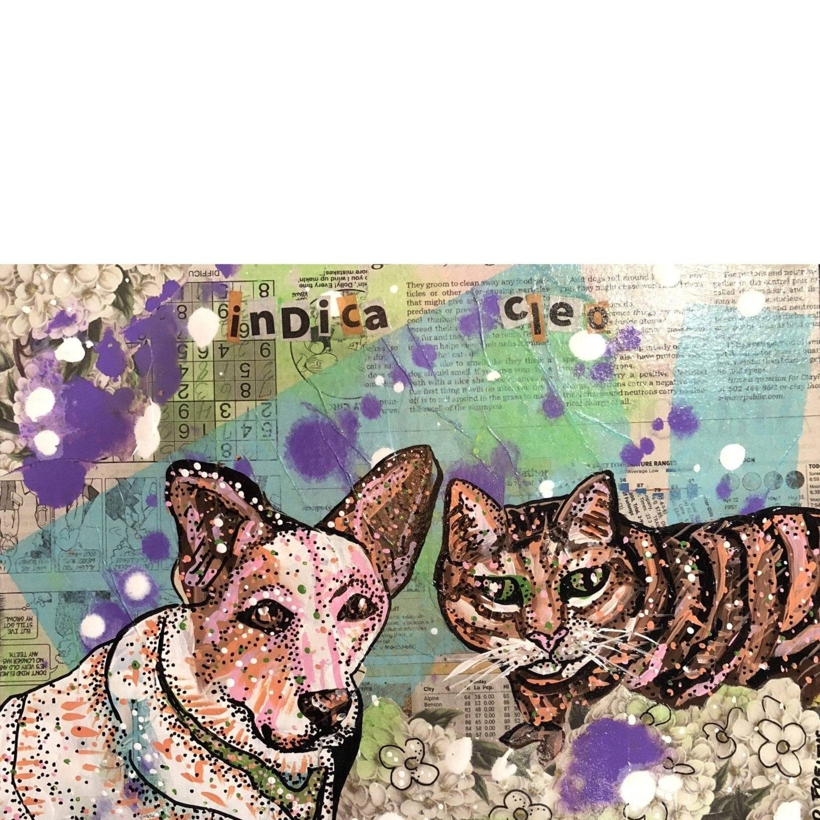 India and Cleo - Heather Freitas - fine art home deccor