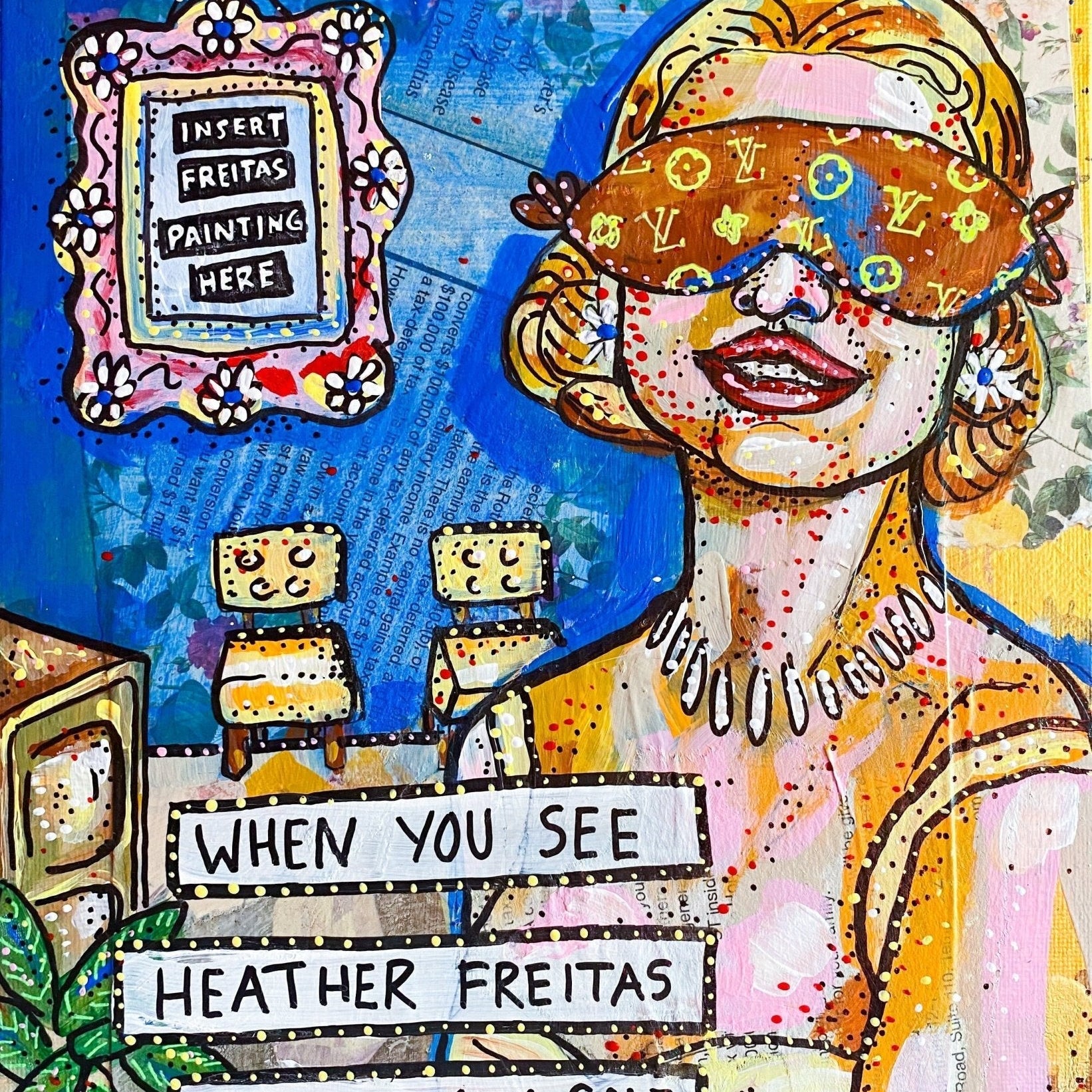 Insert Painting Here - Heather Freitas - fine art home deccor