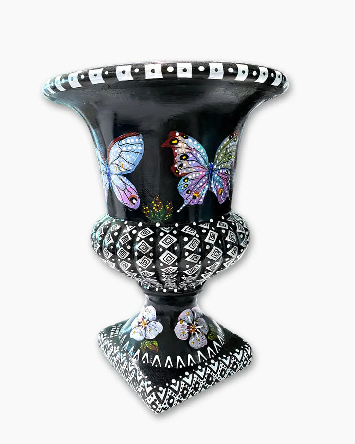 Iridescence Butterfly Urn - Heather Freitas - fine art home deccor
