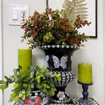 Iridescence Butterfly Urn - Heather Freitas - fine art home deccor