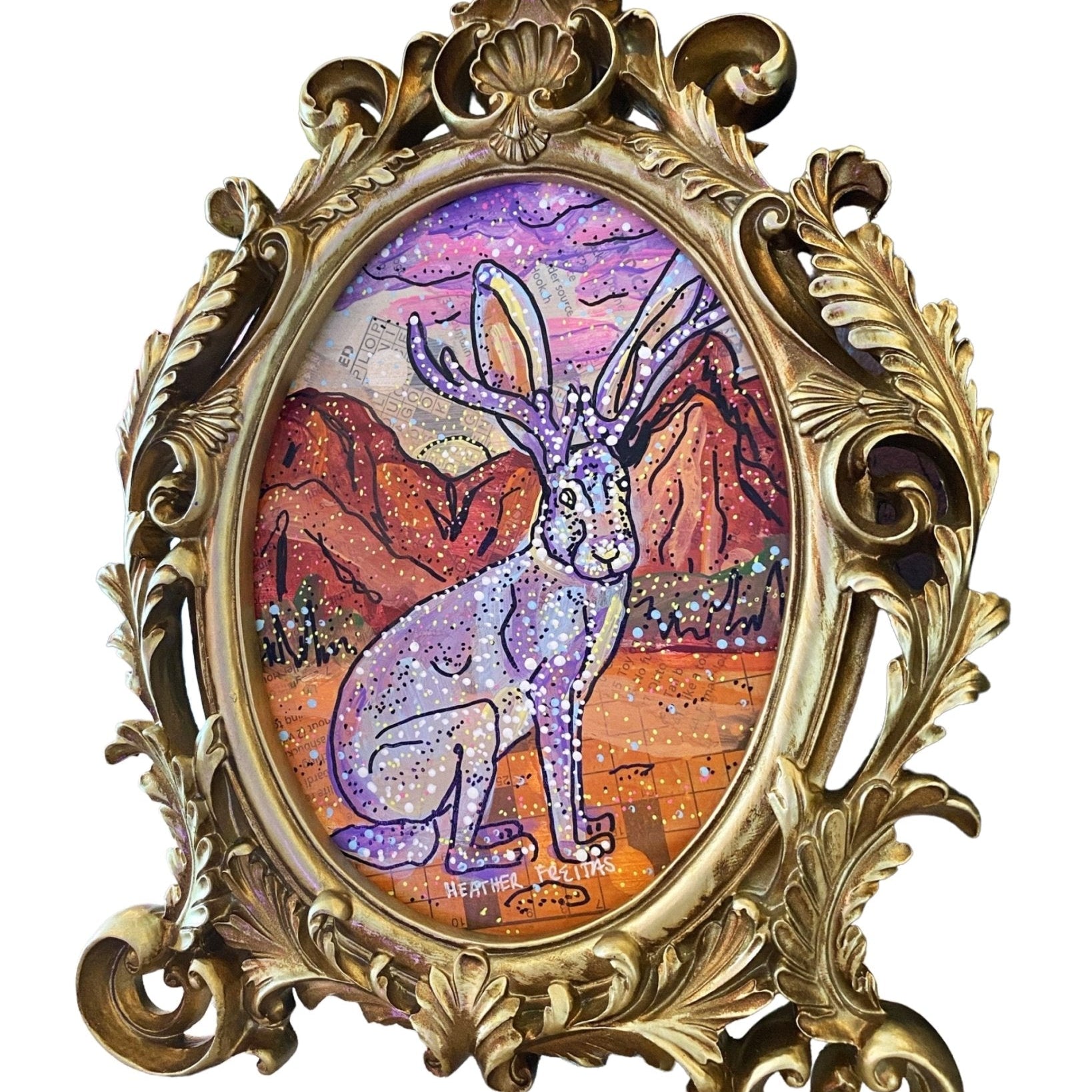 Jackalope - Heather Freitas - fine art home deccor