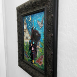 Jupiter, Castle Cat ( Original Painting ) - Heather Freitas - fine art home deccor