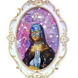 Kat Woman With A K - Mona Lisa Remastered - Heather Freitas - fine art home deccor
