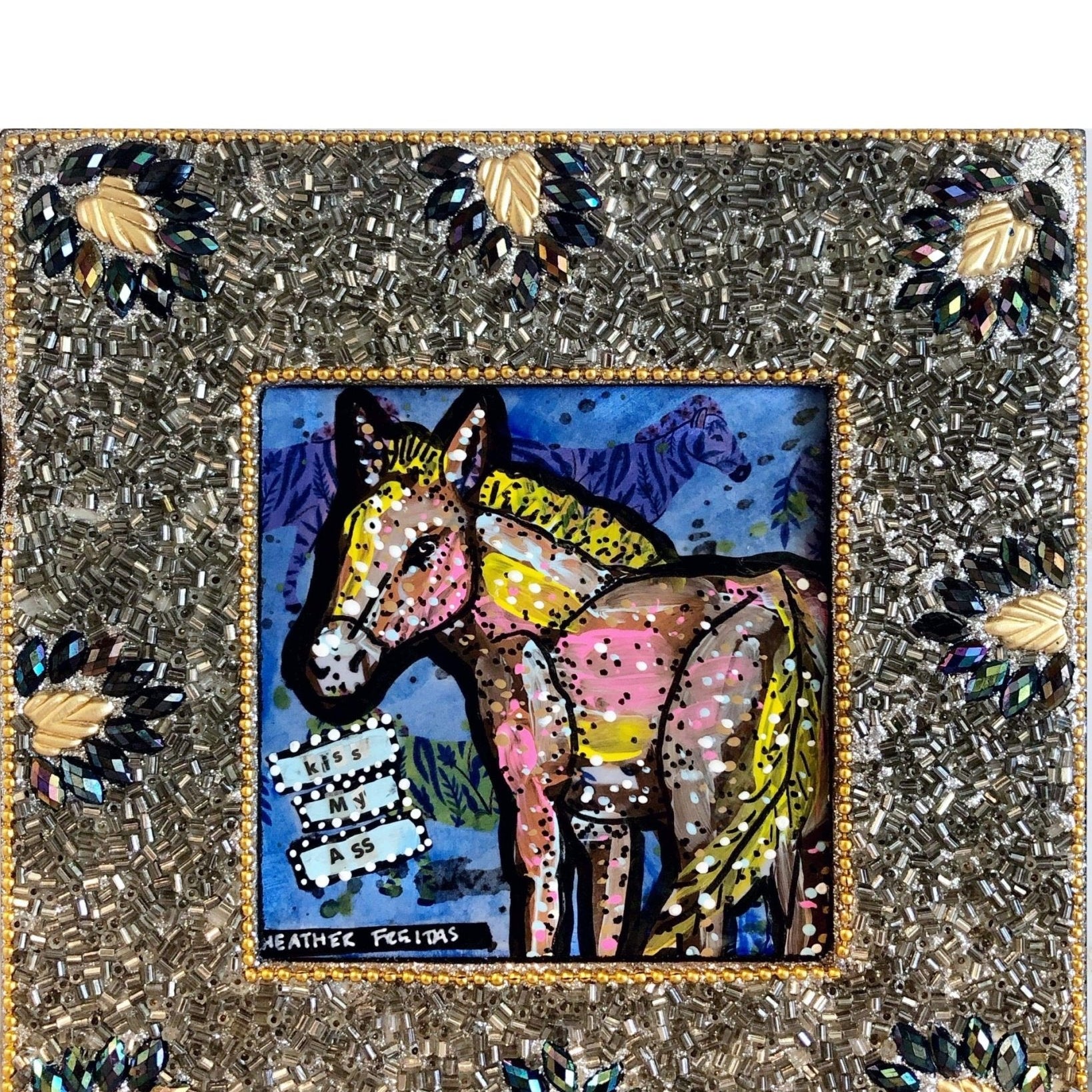 Kiss My Ass - Heather Freitas - fine art home deccor