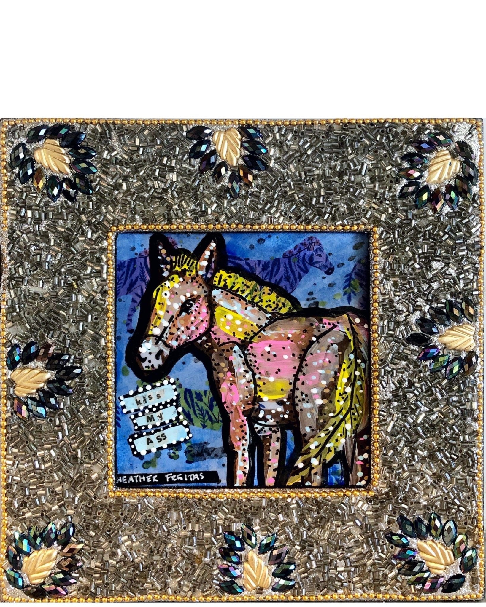 Kiss My Ass - Heather Freitas - fine art home deccor