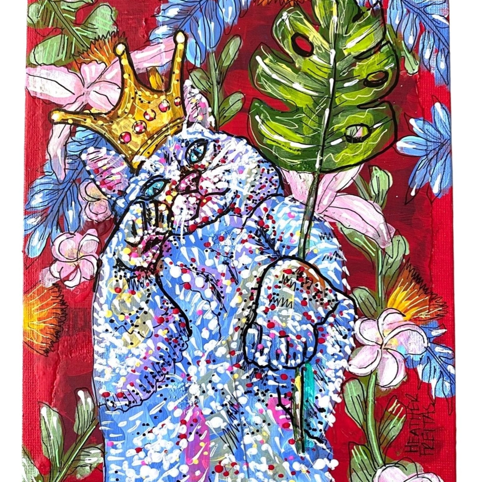 Kitty Tribe - Heather Freitas - fine art home deccor