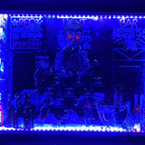 Lady At The Bar ( Black Light Embedded ) - Heather Freitas - fine art home deccor
