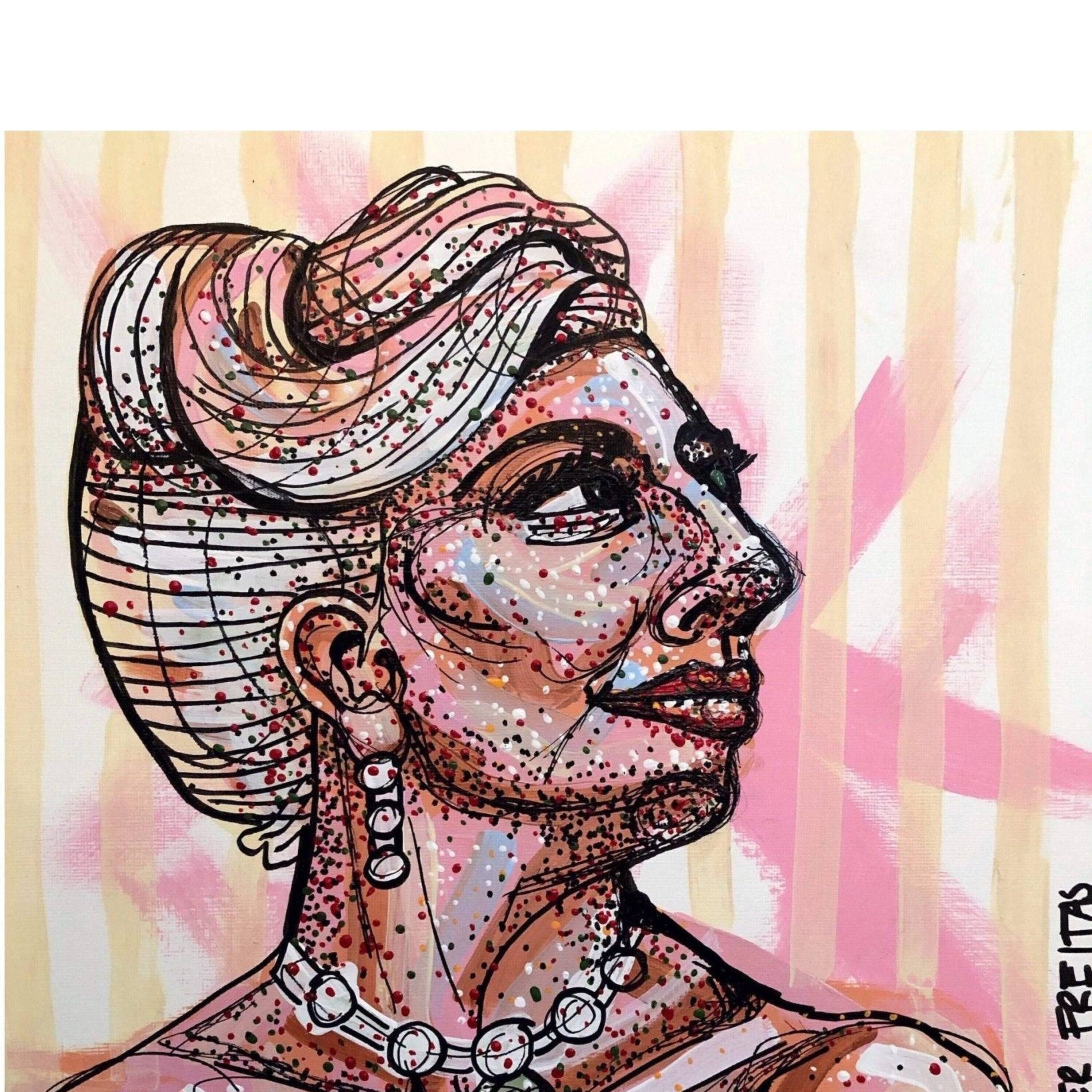 Lady Gaga - Heather Freitas - fine art home deccor