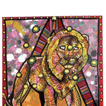 Leo - Floral Edition - Heather Freitas - fine art home deccor