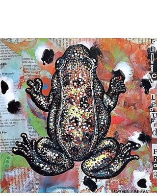 Leopard Frog - Heather Freitas - fine art home deccor