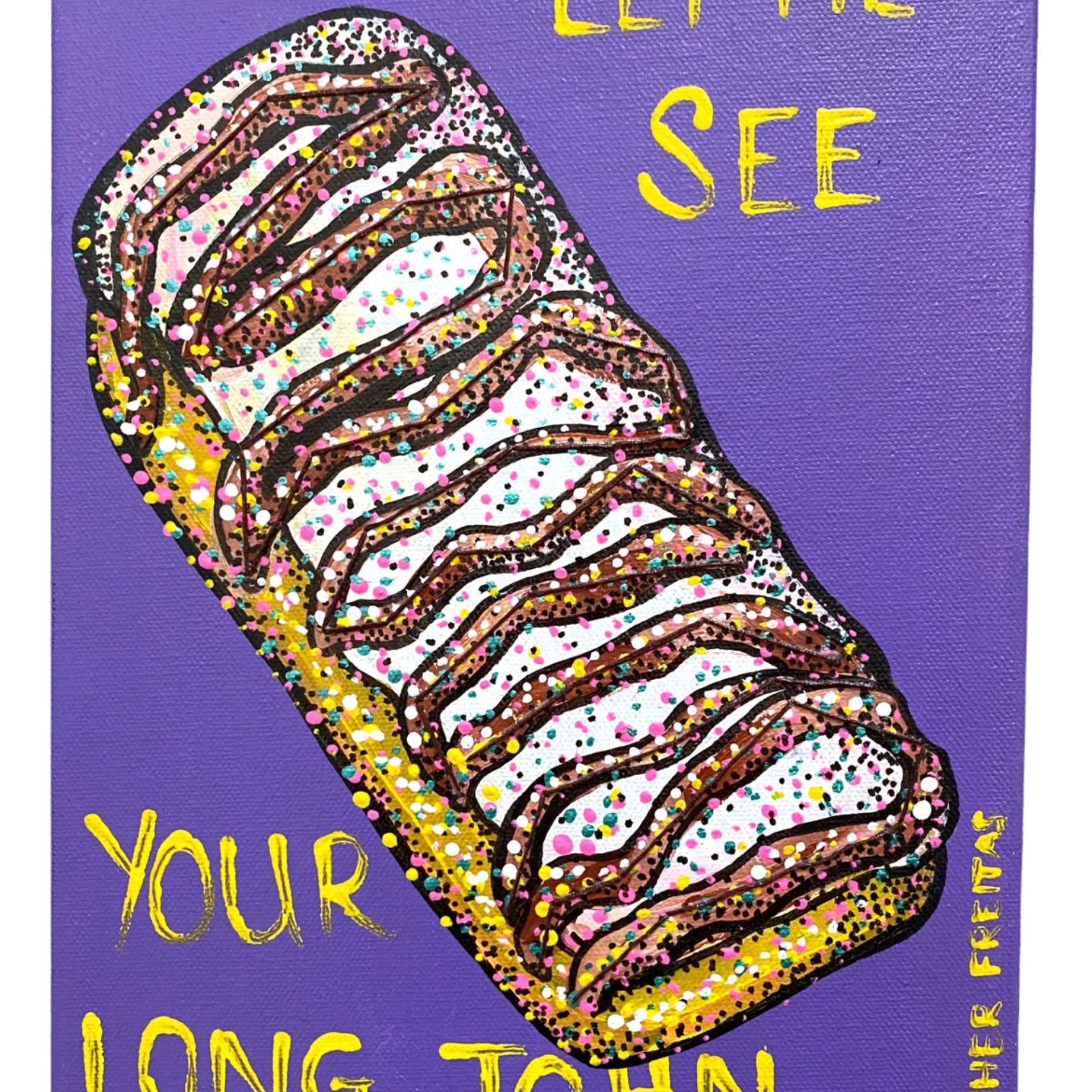 Let Me See Your Long John - Heather Freitas - fine art home deccor