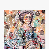 Let Them Eat Cake Marie Antoinette ( Original Painting ) - Heather Freitas - fine art home deccor