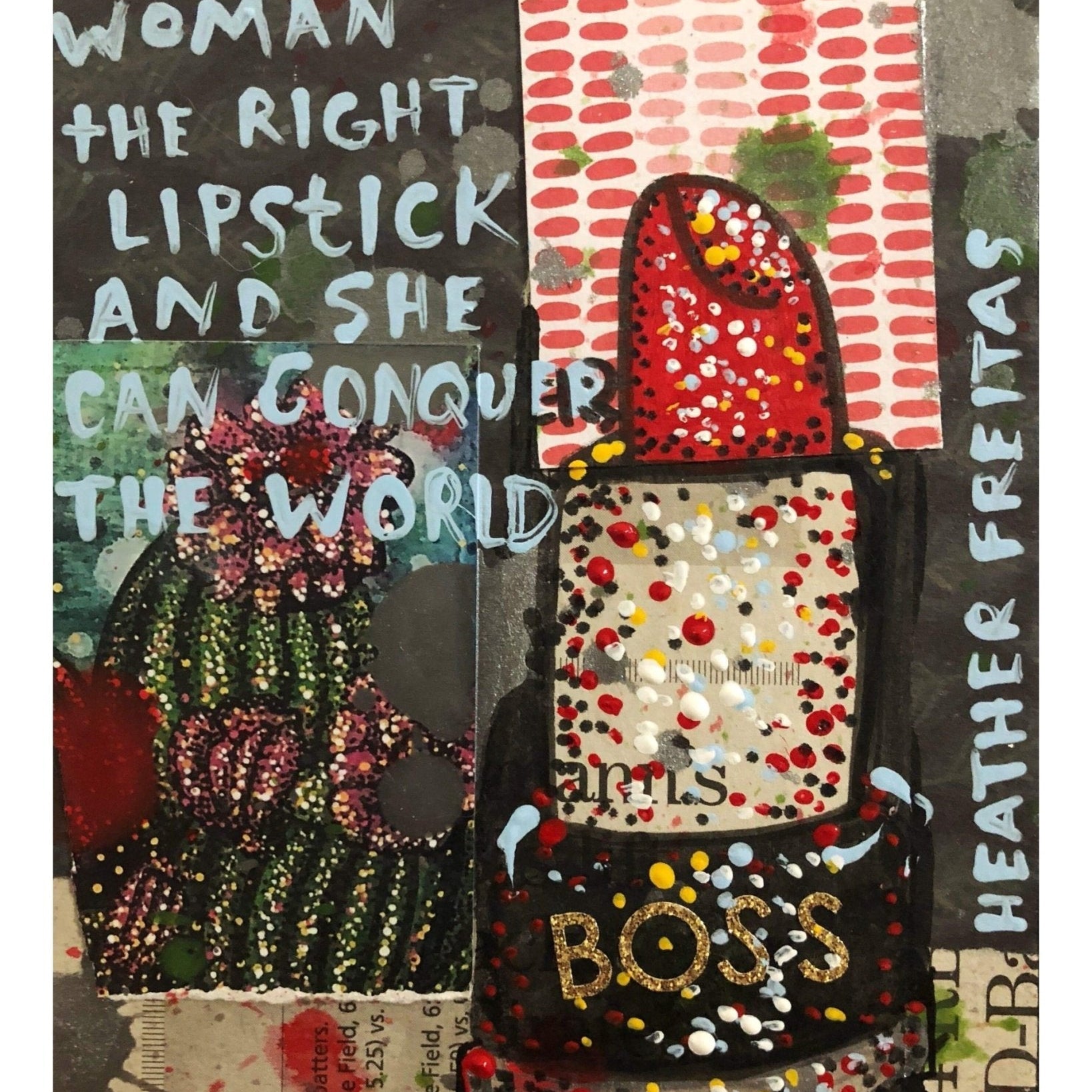 Lipstick - Heather Freitas - fine art home deccor