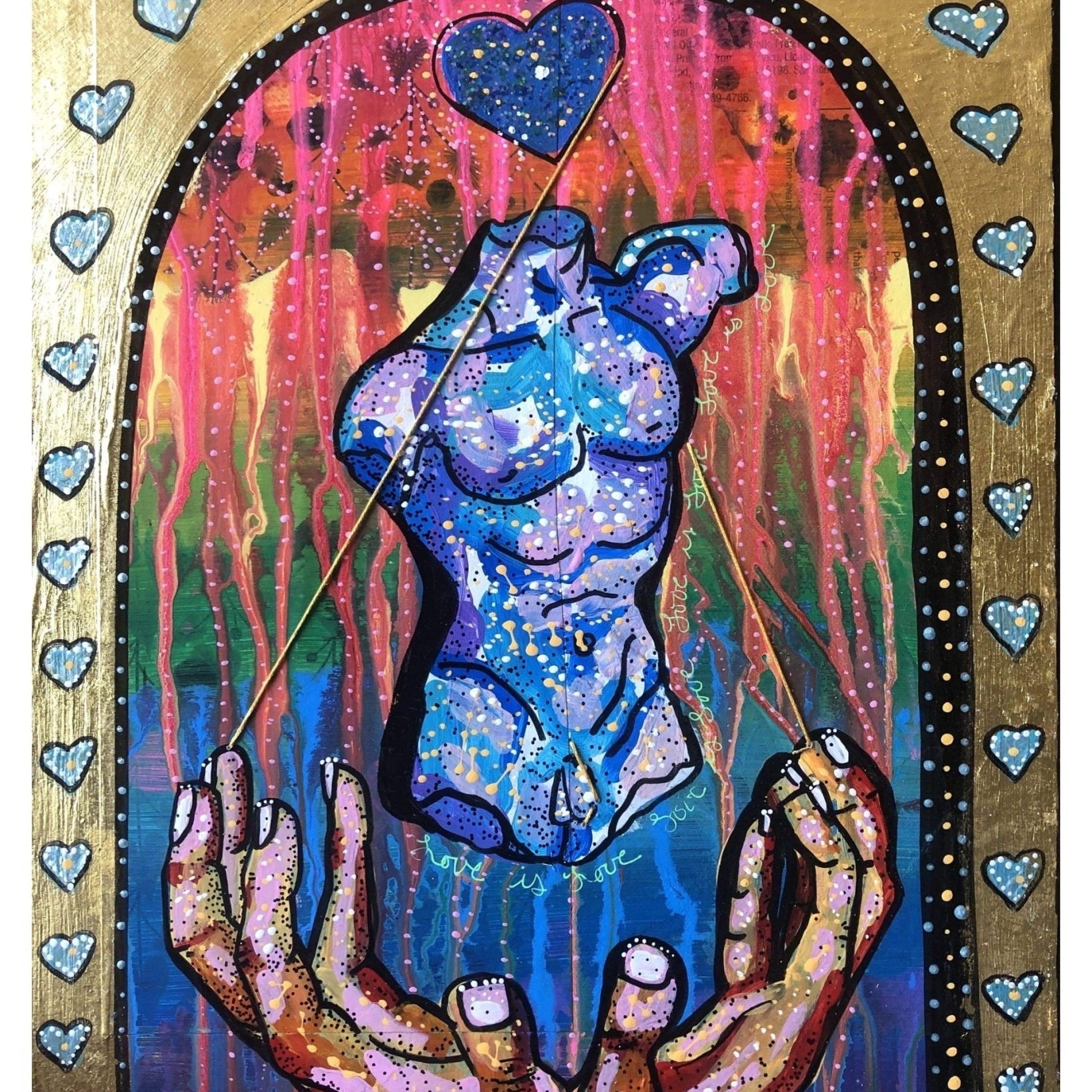 Love Is Love , Man - Heather Freitas - fine art home deccor