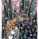 Love Me, Love Me Not ( Fine Art Tapestry With Beaded Accents ) - Heather Freitas - fine art home deccor