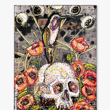 Lucifer Hummingbird - Poppy Edition - Heather Freitas - fine art home deccor