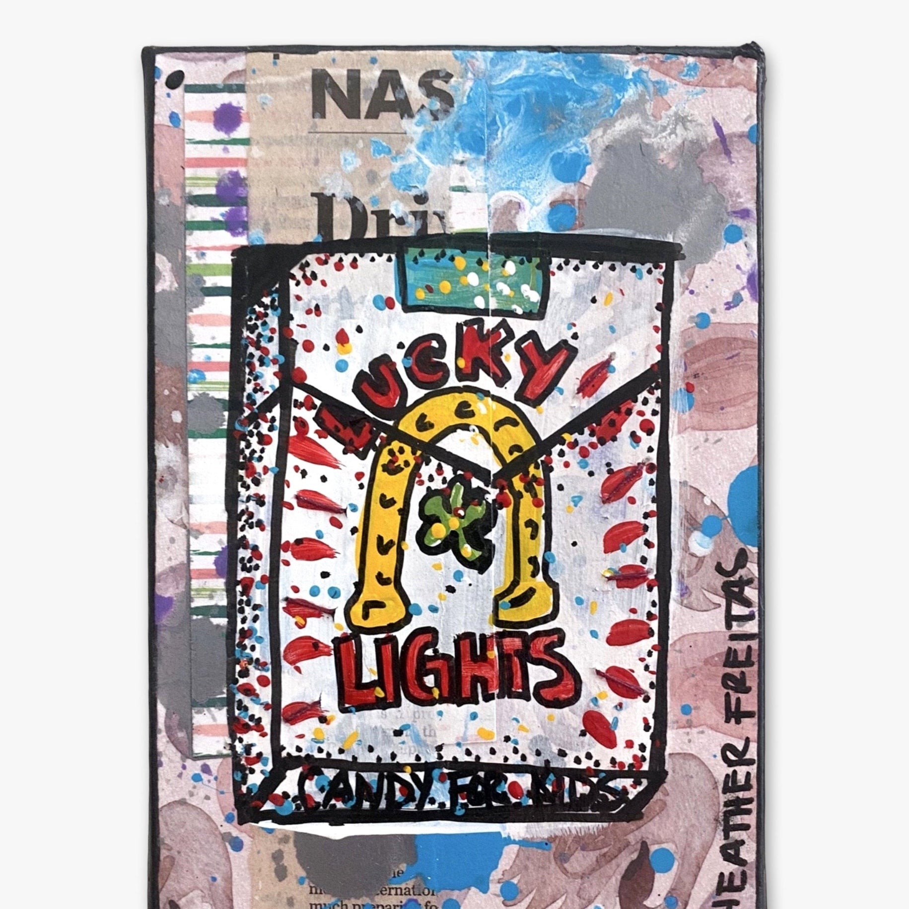 Lucky Lights - Candy Cigarettes - Heather Freitas - fine art home deccor