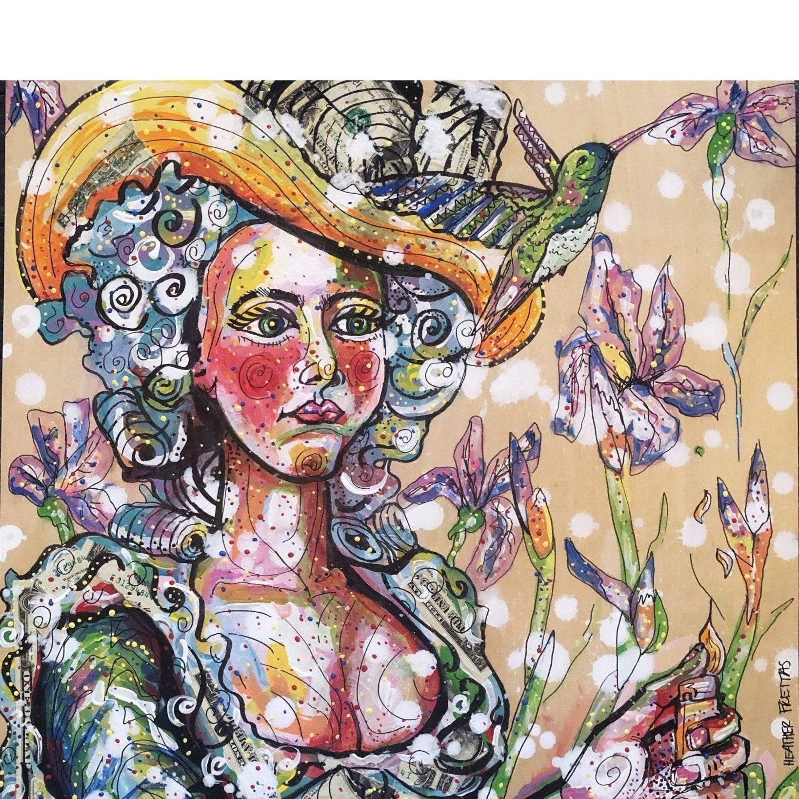 Marie’s Garden - Heather Freitas - fine art home deccor