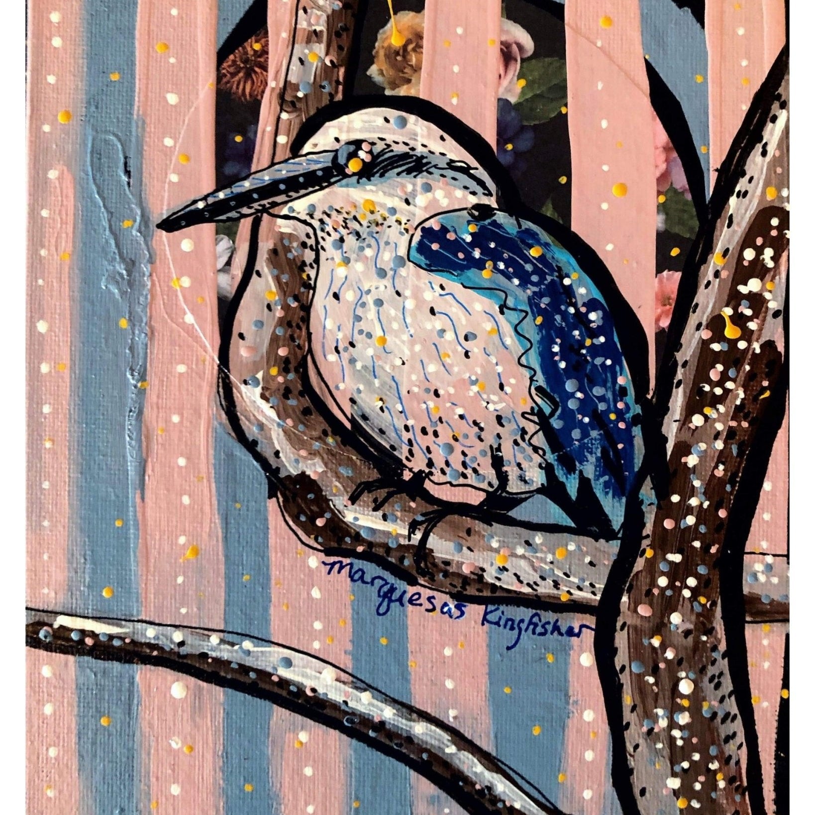 Marquesas Kingfisher - Heather Freitas - fine art home deccor