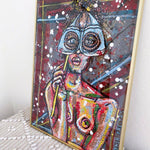 Masked Polilla * does not come framed - Heather Freitas - fine art home deccor