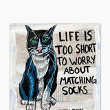 Matching Socks ( Original Painting ) - Heather Freitas - fine art home deccor