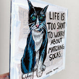 Matching Socks ( Original Painting ) - Heather Freitas - fine art home deccor