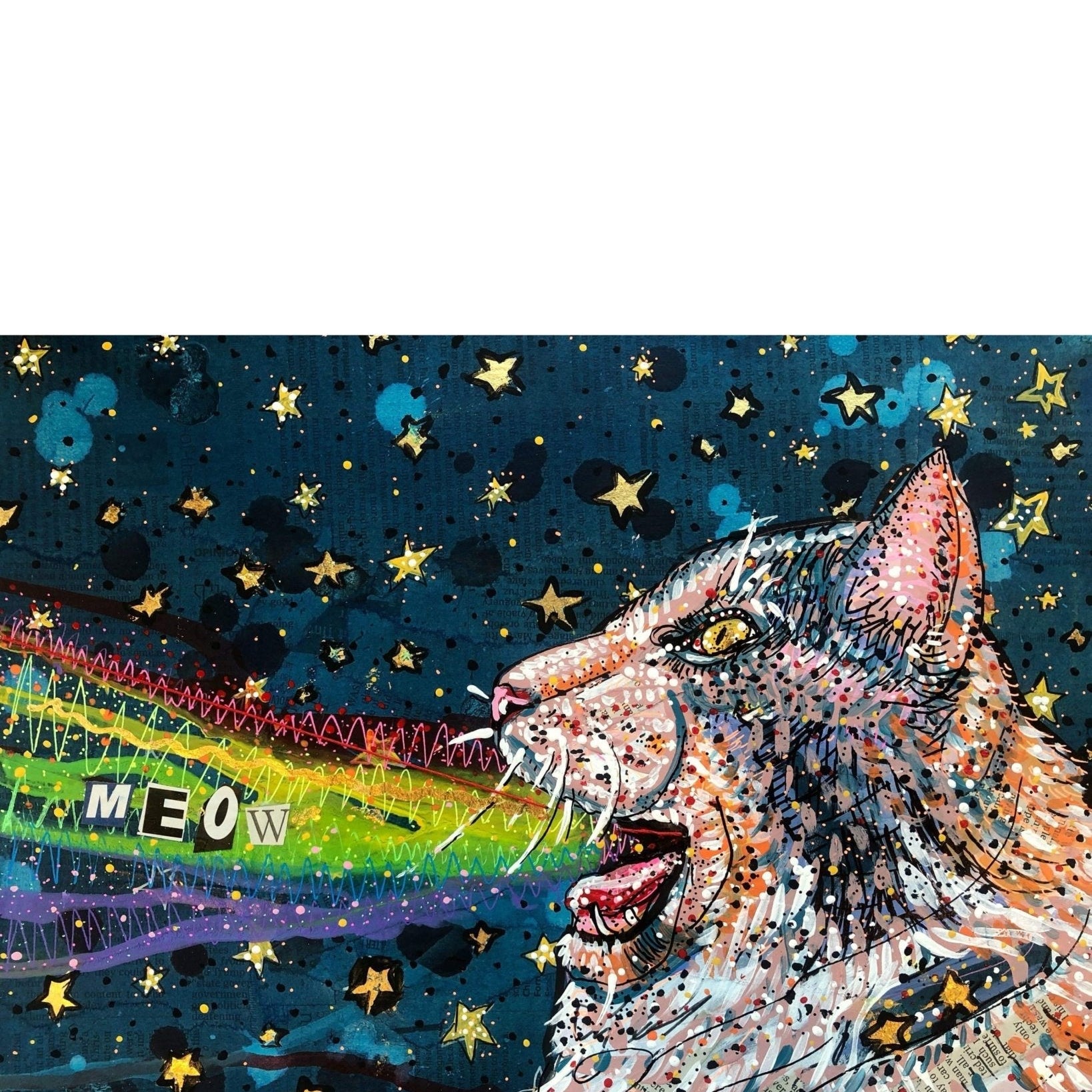 Meow - Heather Freitas - fine art home deccor