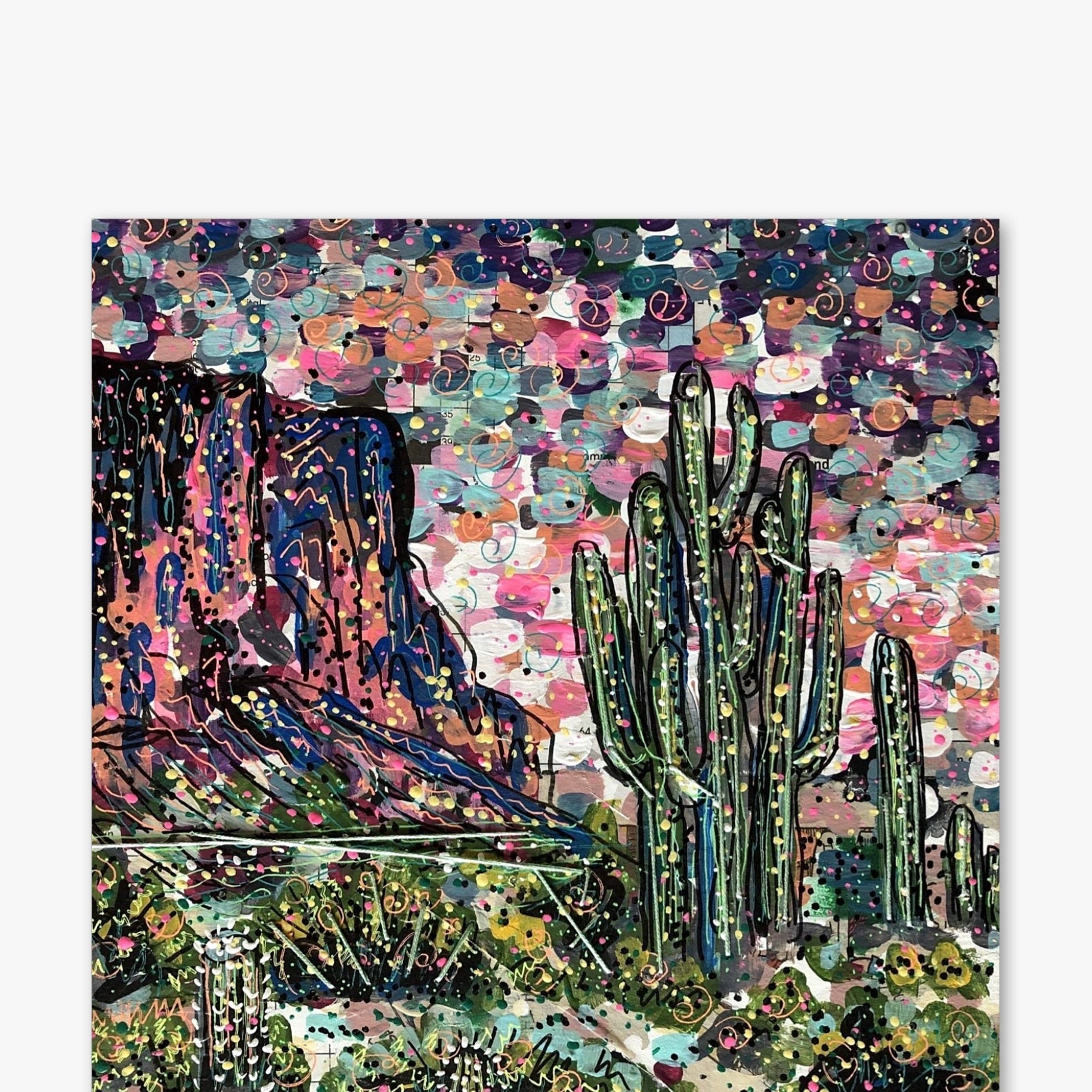 Mesa ( Original Painting ) - Heather Freitas - fine art home deccor