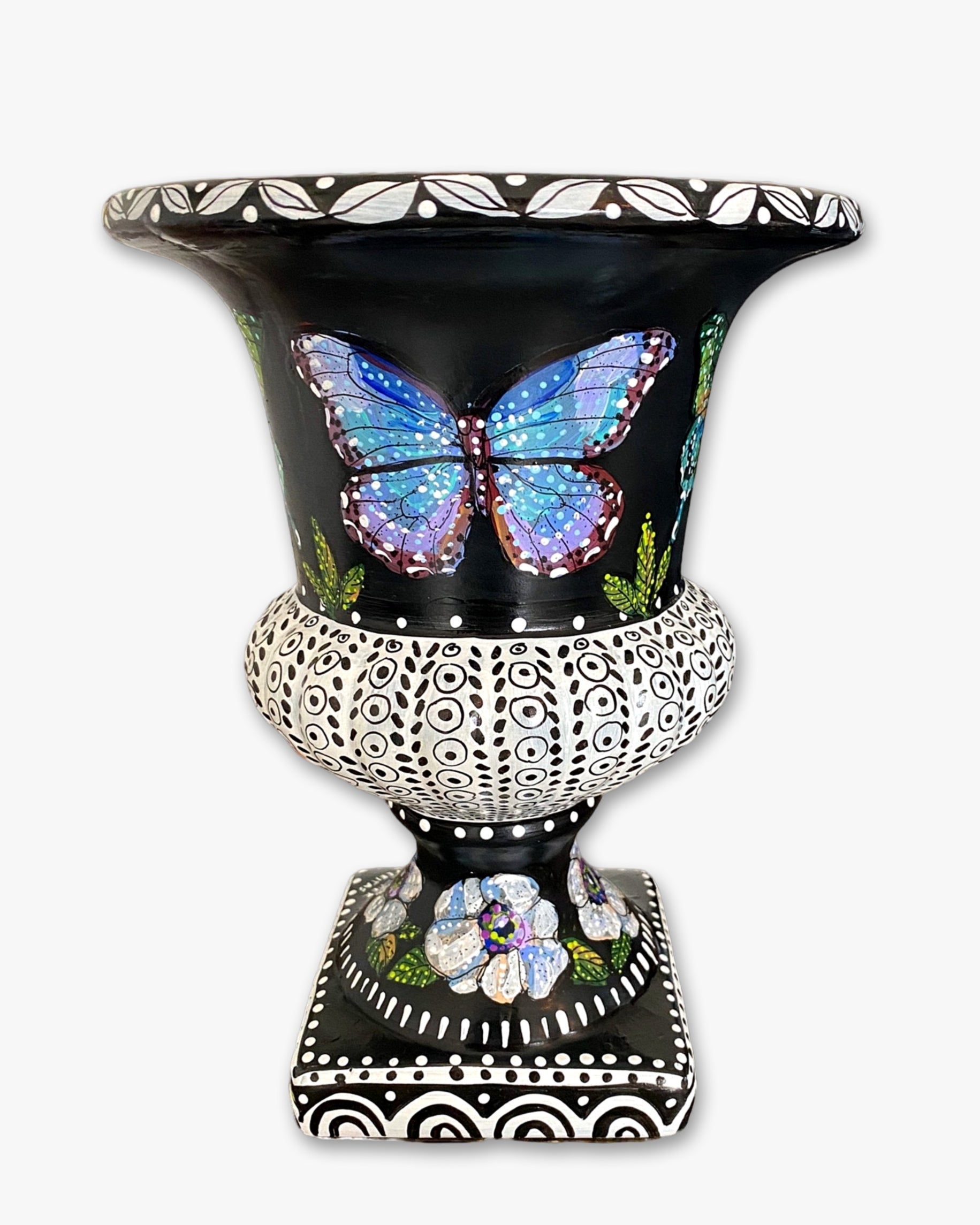 Metamorphosis Butterfly Urn Vase - Heather Freitas - fine art home deccor