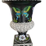 Metamorphosis Butterfly Urn Vase - Heather Freitas - fine art home deccor