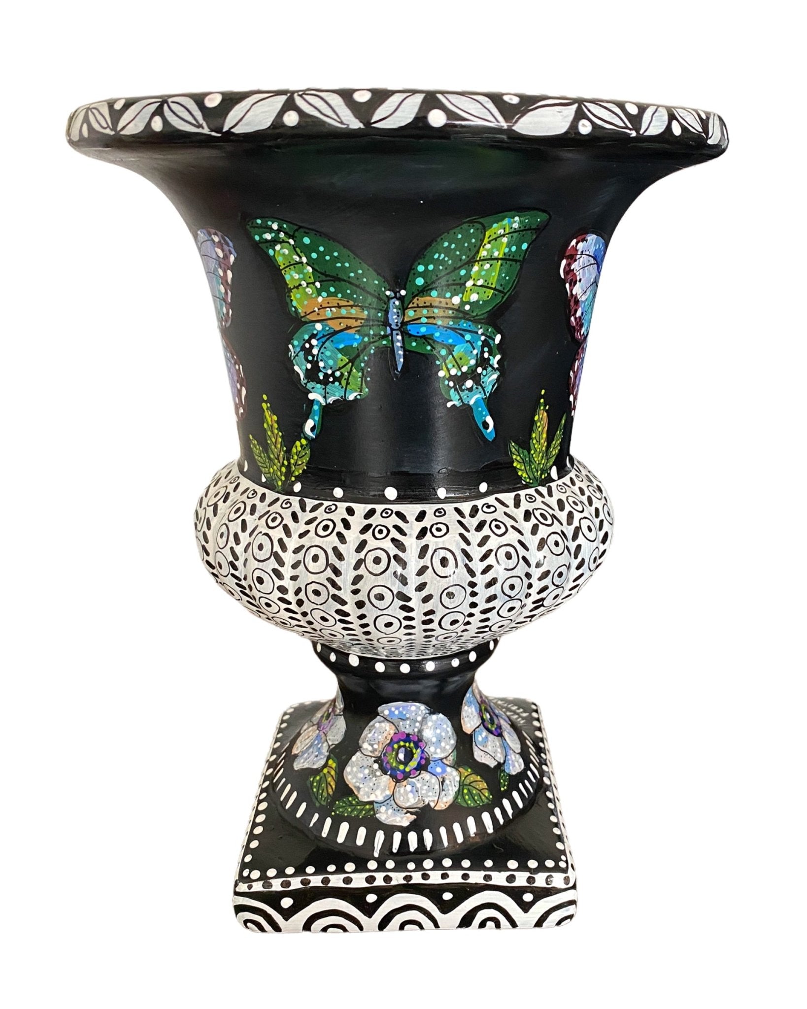 Metamorphosis Butterfly Urn Vase - Heather Freitas - fine art home deccor