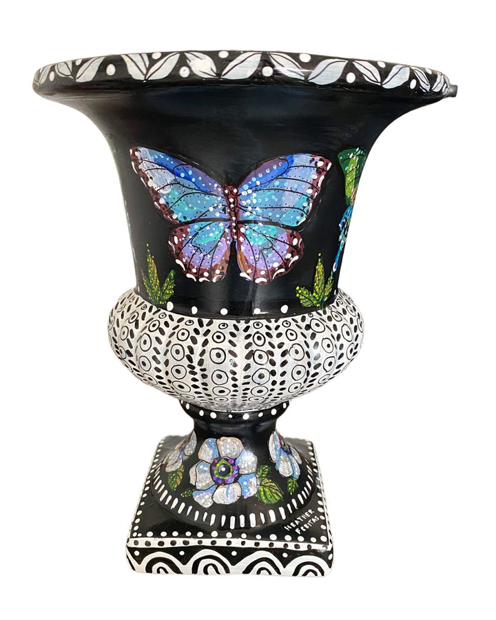Metamorphosis Butterfly Urn Vase - Heather Freitas 