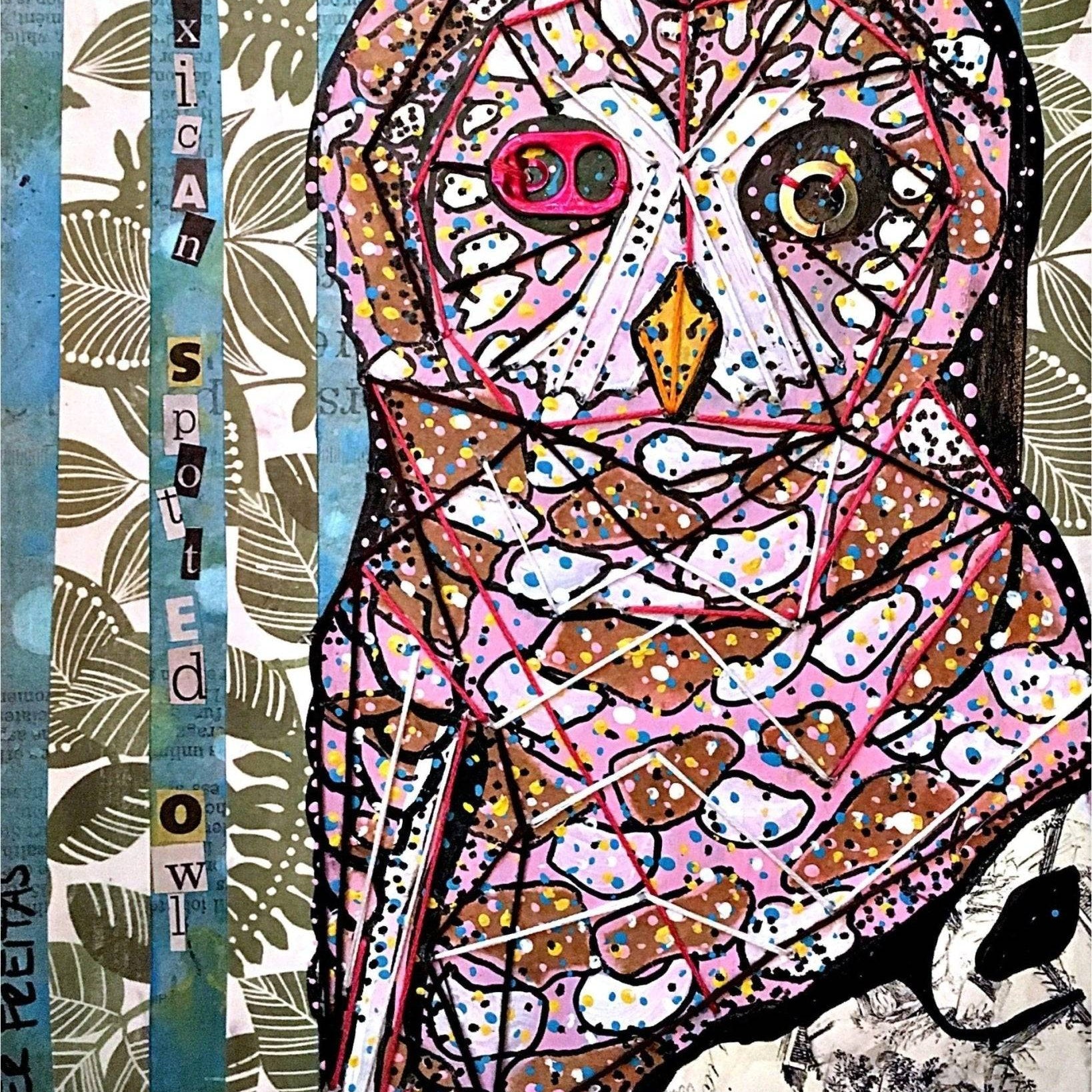 Mexican Spotted Owl - Heather Freitas - fine art home deccor