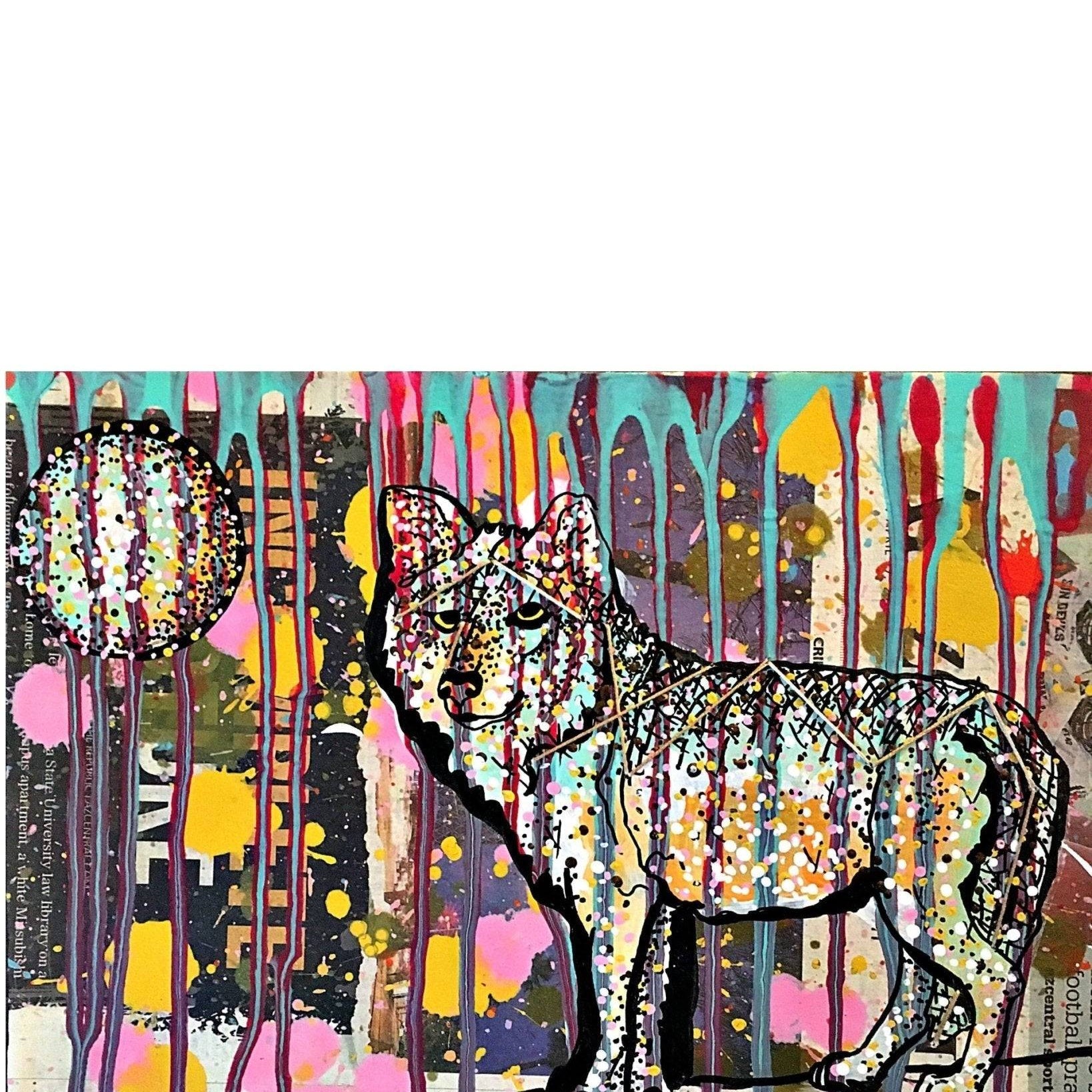 Mexican Wolf II - Heather Freitas - fine art home deccor