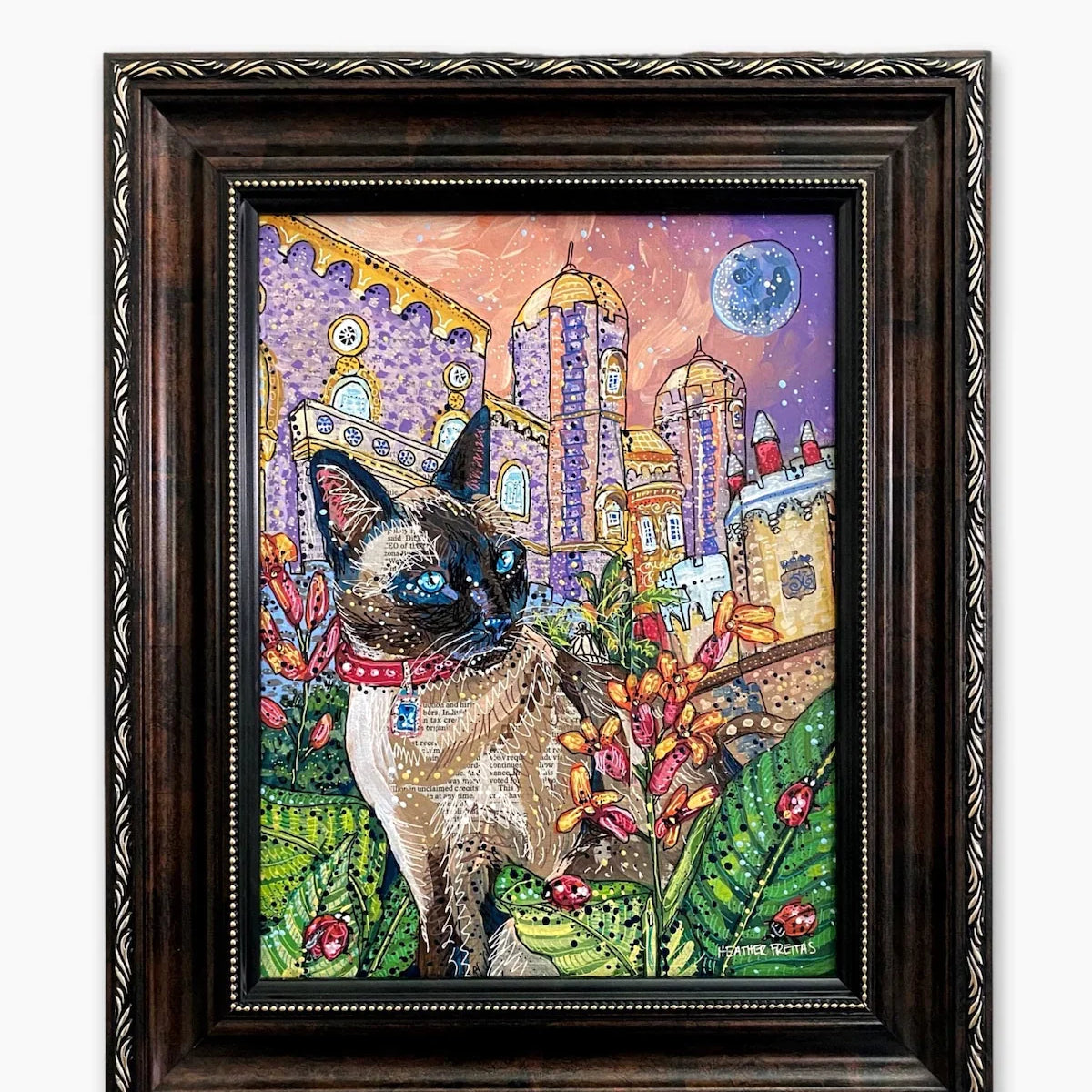 Moon , Castle Cat - Heather Freitas 