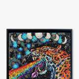 Moon Tides, Rainbow Guide & Evil Eye Geodes ( Fully Beaded Artwork )