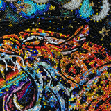 Moon Tides & Rainbow Guide - Fully Beaded Artwork - Heather Freitas 